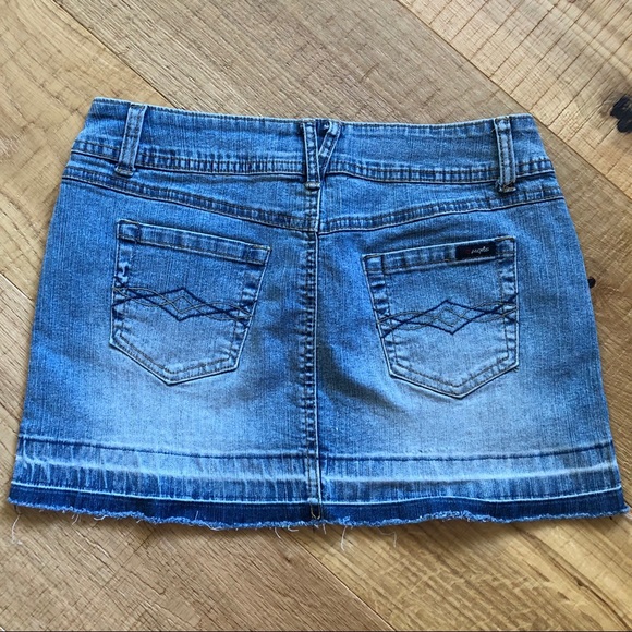 Angels denim skirt. - Picture 2 of 3